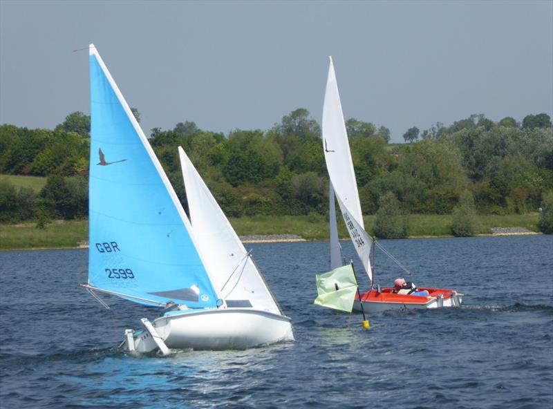 Liberty chase during the Northampton Hansa TT photo copyright Chris Dabbs taken at Northampton Sailing Club and featuring the Hansa class