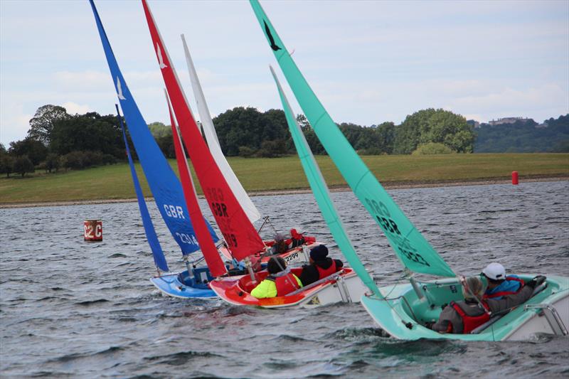 2023 Hansa Nationals at Rutland - 303 2-person upwind photo copyright John Deane taken at Rutland Sailing Club and featuring the Hansa class