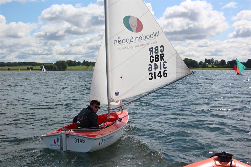 2023 Hansa Nationals at Rutland - Logan - Endeavour Winner photo copyright John Deane taken at Rutland Sailing Club and featuring the Hansa class