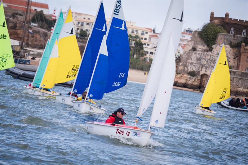 Hansa World Championships at Portimão, Portugal - Logan Bell from Rutland Sailability photo copyright @portimaochampionships23 taken at  and featuring the Hansa class