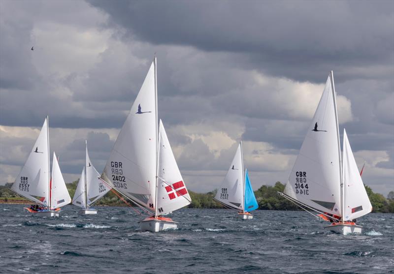 The Liberty fleet during the Notts County Hansa TT photo copyright David Eberlin taken at Notts County Sailing Club and featuring the Hansa class