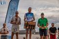 A-Cat Worlds at Toulon, France Day 6 - The Classic Fleet Podium: Scott Anderson AUS, Gustavo Doreste ESP, Andrew Landenberger AUS © Gordon Upton / www.guppypix.com