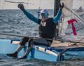 The USA veteren sailing legend, Ben Hall, was delighted with his Classic fleet race win at the 2024 Worlds
