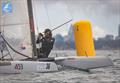 PredictWind A-Class Cat Worlds 2025 Day 3 - Jamie Jochhiem AUS, sailing like a demon in his first big event currently lying in second place