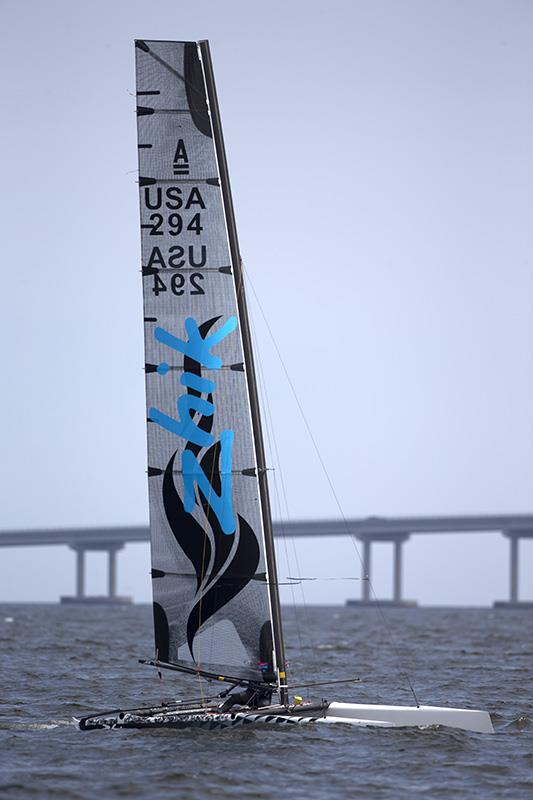 A Class Catamaran North American Championship day 1 photo copyright Richard Langdon / www.oceanimages.co.uk taken at SailNC and featuring the A Class Catamaran class