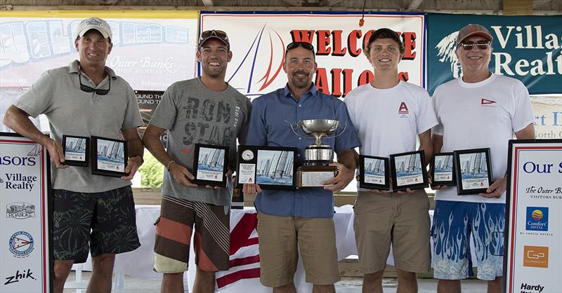 A Class Catamaran North American Championship prize winners photo copyright Richard Langdon / www.oceanimages.co.uk taken at SailNC and featuring the A Class Catamaran class