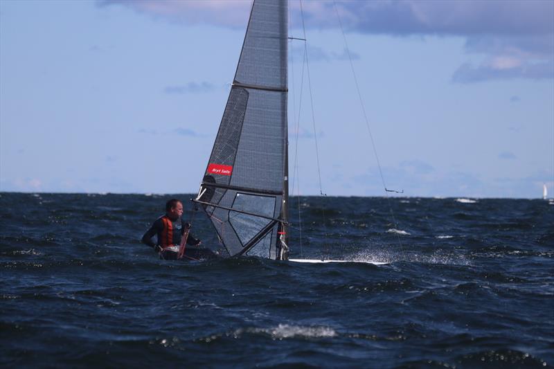 World's fastest sailor, Paul Larsen in the Sopot swell - photo © Gordon Upton