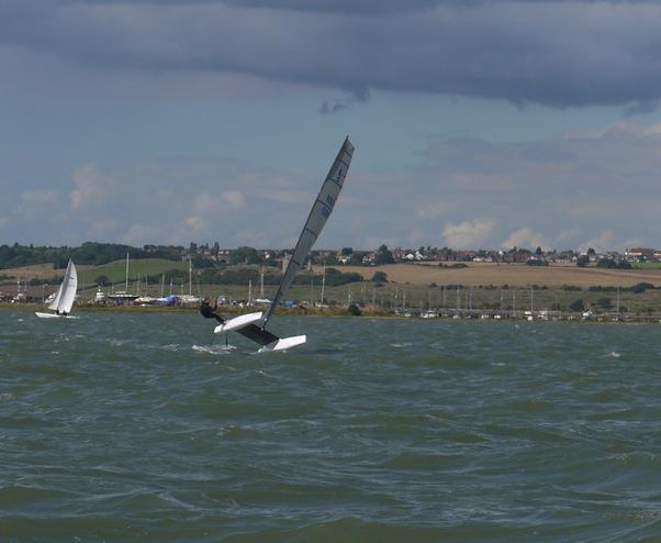 British A Class Nationals at Canvey Island photo copyright Richard Bartholemew taken at  and featuring the A Class Catamaran class