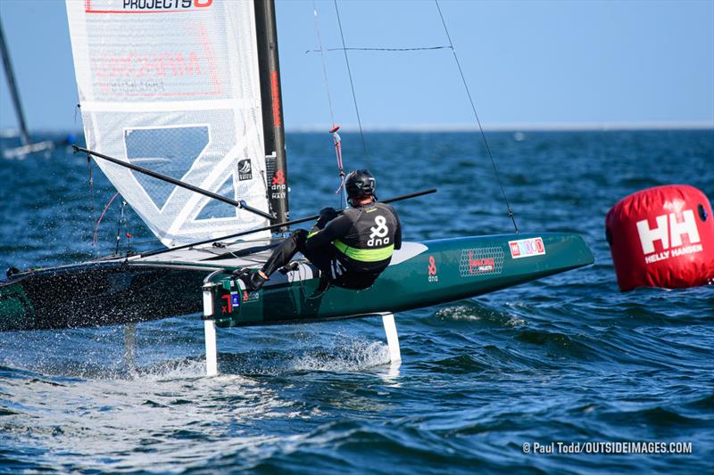 A-Class Catamaran Foiling Class Winner Bruce Mahoney - 2020 Helly Hansen NOOD Regatta St. Petersburg - photo © Paul Todd / Outside Images 