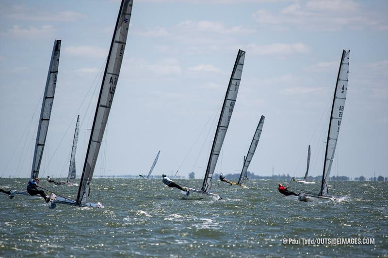 2021 Helly Hansen NOOD Regatta St. Petersburg - Day 2 photo copyright Paul Todd / www.outsideimages.com taken at St. Petersburg Yacht Club, Florida and featuring the A Class Catamaran class