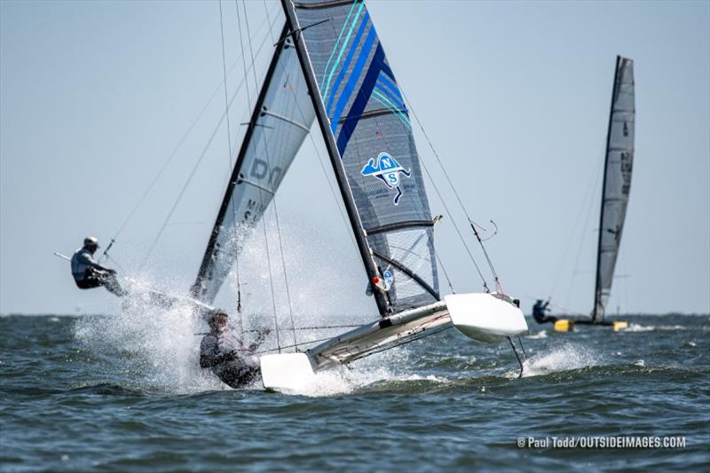 A-Class catamarans racing during the 2021 Helly Hansen Sailing World Regatta St. Petersburg - photo © Paul Todd / Outside Images