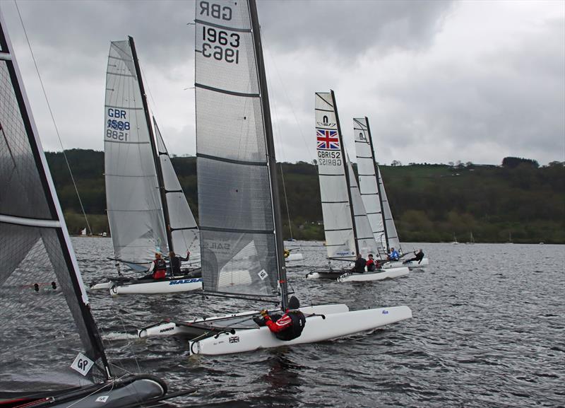 Bala Catamaran Open 2022 photo copyright John Hunter taken at Bala Sailing Club and featuring the A Class Catamaran class