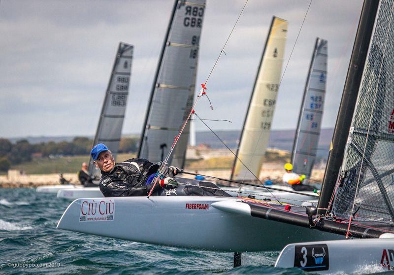 Looking ahead to the 2022 A-Class Cat European Championships - The veteran former World Champion, Scott Anderson, looking for another title to add to his considerable trophy cabinet photo copyright Gordon Upton / www.guppypix.com taken at  and featuring the A Class Catamaran class