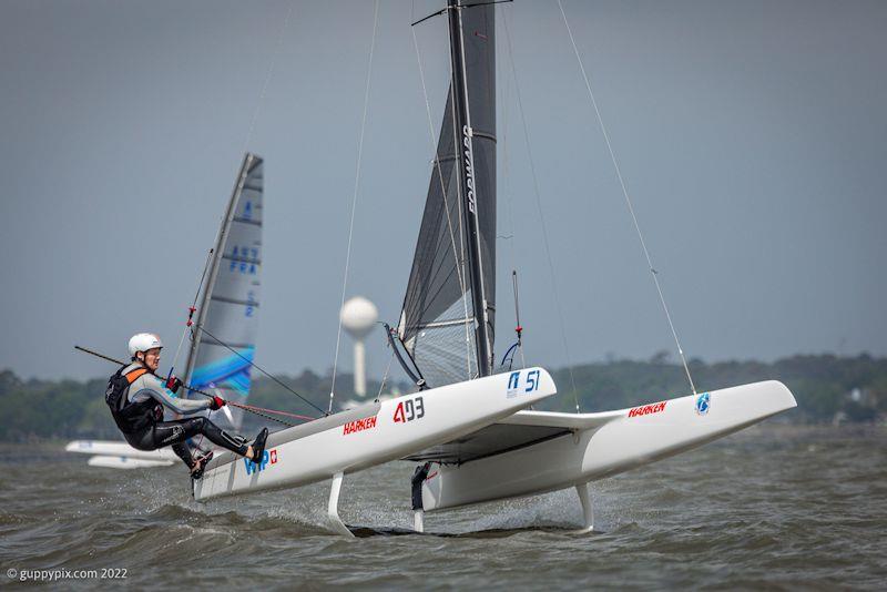 Looking ahead to the 2022 A-Class Cat European Championships - Triple World Champion, Stevie Brewin, looking to beat the fleet - photo © Gordon Upton / www.guppypix.com