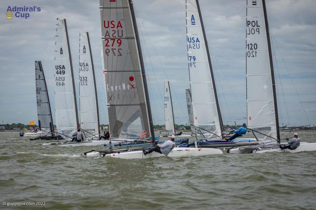 A Class cat racecourse action - photo © Gordon Upton, 2022 Admiral’s Cup, Houston, TX