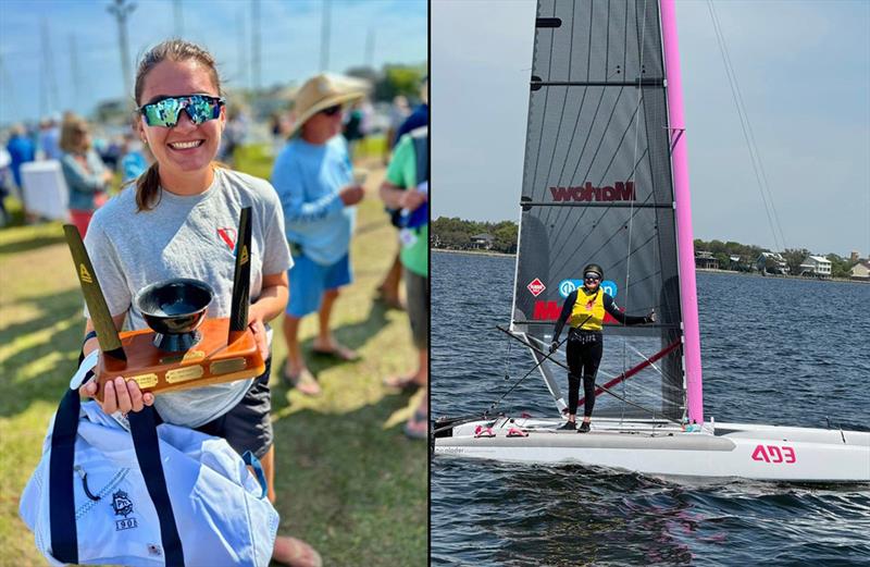 Cam Farrah, Winner of the International A-Division Catamaran Admiral's Cup Foiling Division photo copyright Cliff Farrah taken at Pensacola Yacht Club and featuring the A Class Catamaran class