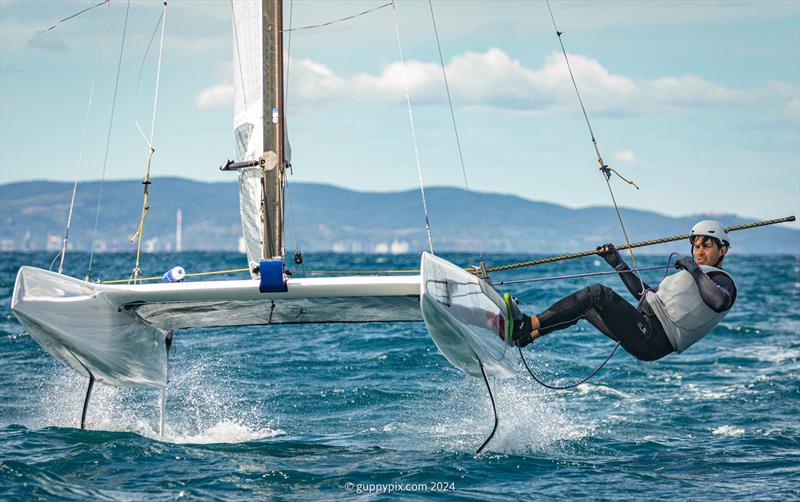Reigning Open World Champion Kuba Surowiec POL, will be wanting to add another title to his two Worlds wins photo copyright Gordon Upton / www.guppypix.com taken at  and featuring the A Class Catamaran class