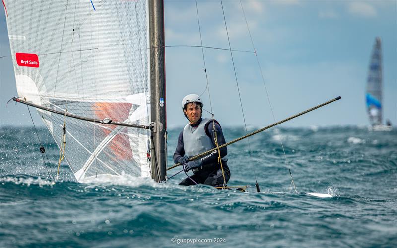 Back-to-back reigning Open Champion Kuba Surowiec, POL 41, will not relinquish the crown without a fight - he can do both light and heavy wind conditions, and it could be hard job to stop him gaining a third title photo copyright Gordon Upton / www.guppypix.com taken at Milford Cruising Club and featuring the A Class Catamaran class