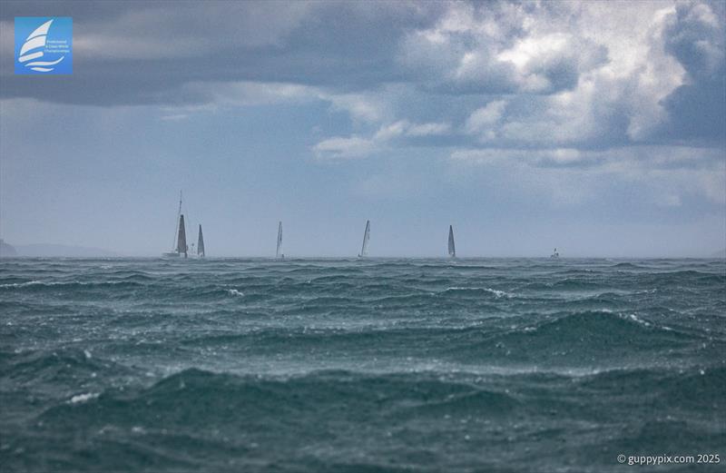 PredictWind A-Class Cat Worlds 2025 Day 4 - Kiwi weather always likes to join in - photo © Gordon Upton / www.guppypix.com