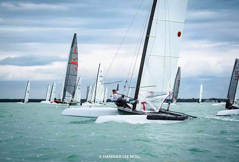 2026 A-Class Midwinter Championship - Day 1 photo copyright Hannah Lee Noll taken at Upper Keys Sailing Club and featuring the A Class Catamaran class