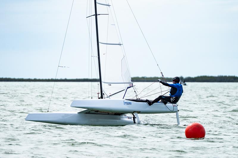 Bruce Mahoney - USA-311 - 2026 A-Class Midwinter Championship - Day 2 photo copyright Hannah Lee Noll taken at Upper Keys Sailing Club and featuring the A Class Catamaran class