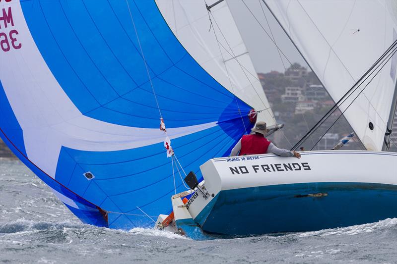 No Friends - no wonder - 2018 Sydney Harbour Regatta photo copyright Andrea Francolini taken at Middle Harbour Yacht Club and featuring the Adams 10 class
