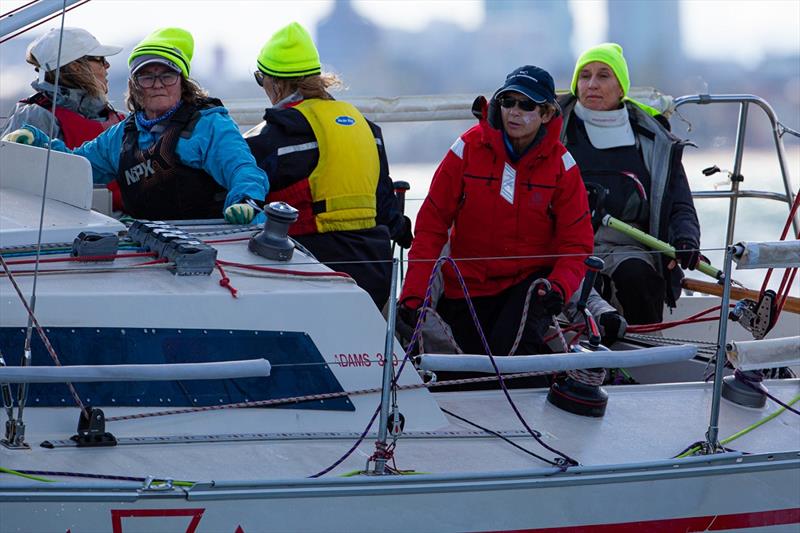 Sunshine won EHC Div 1 - Final Day - Australian Women's Keelboat Regatta photo copyright Bruno Cocozza taken at Royal Melbourne Yacht Squadron and featuring the Adams 10 class