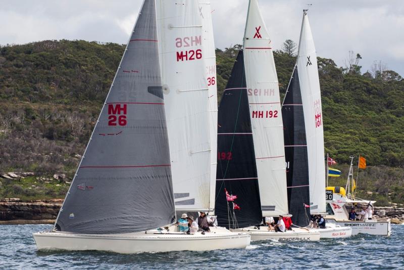 Adams 10 start day 2 - Sydney Harbour Regatta 2020 photo copyright Andrea Francolini taken at Middle Harbour Yacht Club and featuring the Adams 10 class