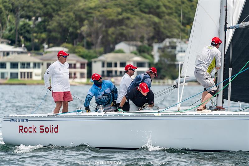 2021 Adams 10 National Championships - Rock Solid photo copyright Beau Outteridge taken at Lake Macquarie Yacht Club and featuring the Adams 10 class