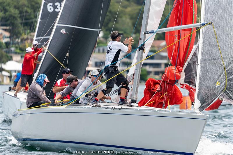 2021 Adams 10 National Championships - Chris Villa's Eat My Shorts 5th photo copyright Beau Outteridge taken at Lake Macquarie Yacht Club and featuring the Adams 10 class