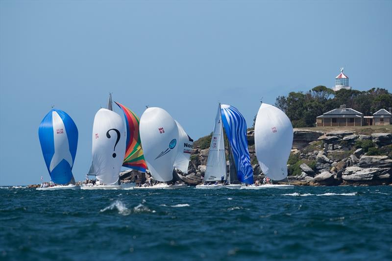 Adams 10s at South Head - Sydney Harbour Regatta photo copyright Andrea Francolini taken at Middle Harbour Yacht Club and featuring the Adams 10 class