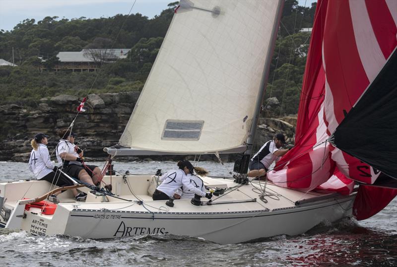 Tracy Richardson and her mainly female crew on Artemis - Sydney Harbour Regatta - photo © Marg Fraser-Martin