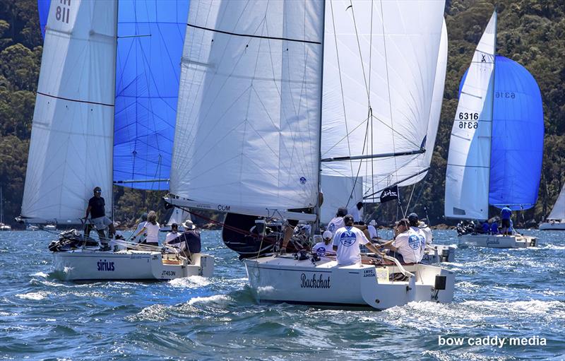 Adams 10 Australian Championships, Pittwater, February 2023 photo copyright Bow Caddy Media taken at Royal Prince Alfred Yacht Club and featuring the Adams 10 class