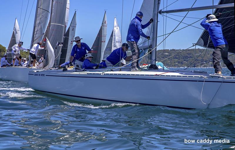 Adams 10 Australian Championships, Pittwater, February 2023 photo copyright Bow Caddy Media taken at Royal Prince Alfred Yacht Club and featuring the Adams 10 class