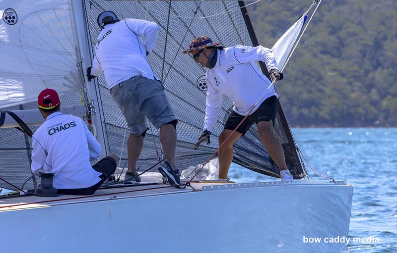 Adams 10 Australian Championships, Pittwater, February 2023 photo copyright Bow Caddy Media taken at Royal Prince Alfred Yacht Club and featuring the Adams 10 class