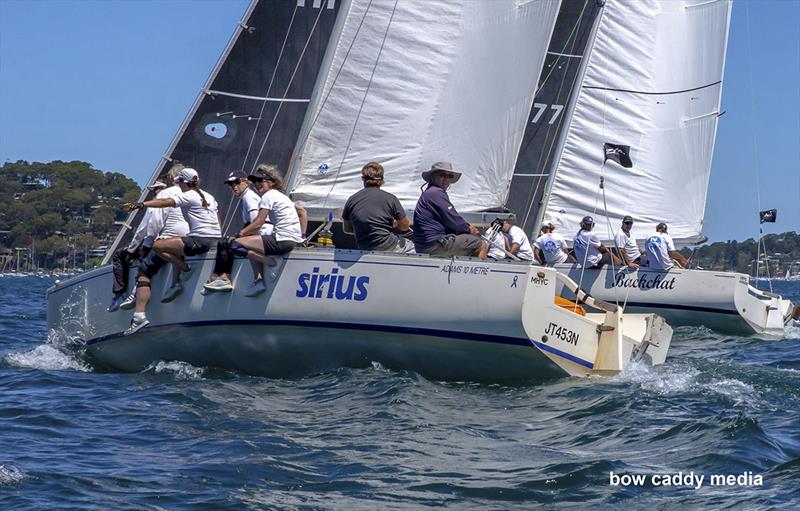 Adams 10 Australian Championships, Pittwater, February 2023 photo copyright Bow Caddy Media taken at Royal Prince Alfred Yacht Club and featuring the Adams 10 class