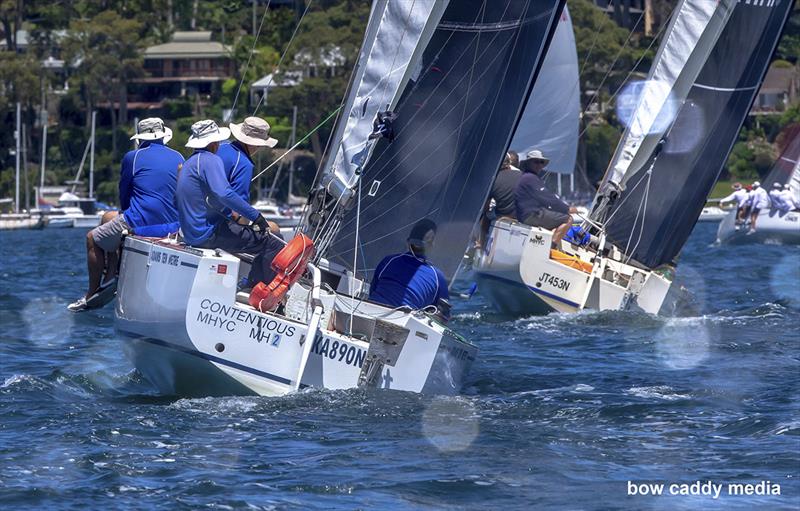 Adams 10 Australian Championships, Pittwater, February 2023 photo copyright Bow Caddy Media taken at Royal Prince Alfred Yacht Club and featuring the Adams 10 class