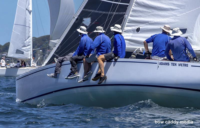 Adams 10 Australian Championships, Pittwater, February 2023 photo copyright Bow Caddy Media taken at Royal Prince Alfred Yacht Club and featuring the Adams 10 class