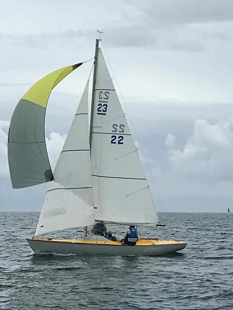 Ajax Nationals at St. Mawes photo copyright Mike Grice taken at St. Mawes Sailing Club and featuring the Ajax class