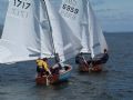 Jostling for position during the Scottish Albacore Championships © Karen McGuinness