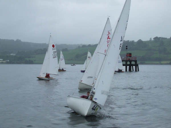 Light winds for the Albacore Scottish Championships at Royal West of Scotland Amateur Boat Club photo copyright Karen McGinness taken at Royal West of Scotland Amateur Boat Club and featuring the Albacore class