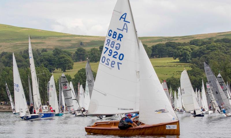 An Albacore with its Birkett hull sticker pictured during Birkett 2018 photo copyright Tim Olin / www.olinphoto.co.uk taken at Ullswater Yacht Club and featuring the Albacore class