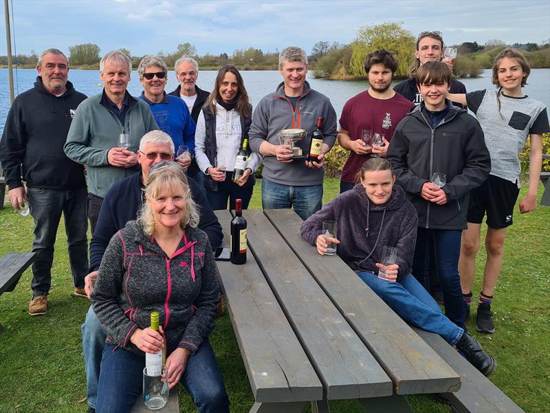 Maidenhead Albacore Open prize winners photo copyright James Kearns taken at Maidenhead Sailing Club and featuring the Albacore class