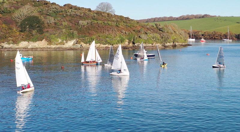 Salcombe Yacht Club Winter Series Race 3 photo copyright Lucy Burn taken at Salcombe Yacht Club and featuring the Albacore class