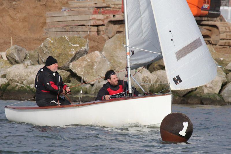 Ian McLean & Dan Ely - West Kirby SC Arctic Series day 4 photo copyright Alan Jenkins taken at West Kirby Sailing Club and featuring the Albacore class