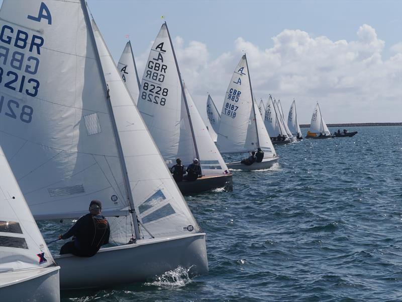 A great start during the 2025 Noble Marine Albacore Nationals at the WPNSA photo copyright David Beer taken at Weymouth & Portland National Sailing Academy and featuring the Albacore class