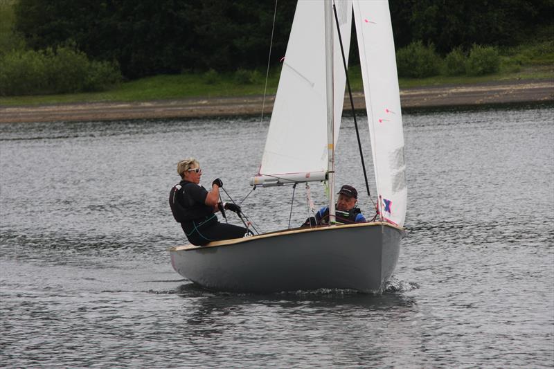 Judy & Paul Armstrong win the Albacore Inlands 2026 at Ogston photo copyright Glynn Rawson taken at Ogston Sailing Club and featuring the Albacore class