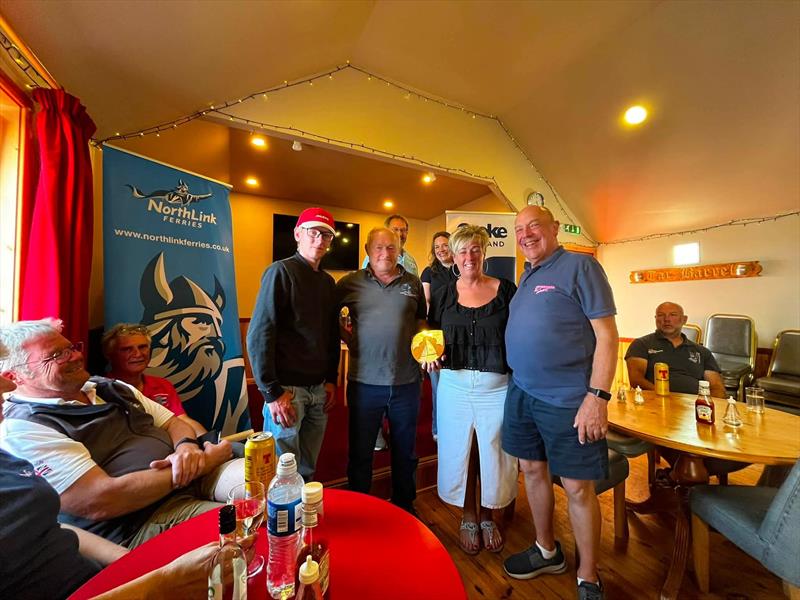 Albacore Scottish and European Championships at the Shetland Islands photo copyright Gilbert Williamson plus Albacore supporters taken at South Yell Boating Club and featuring the Albacore class