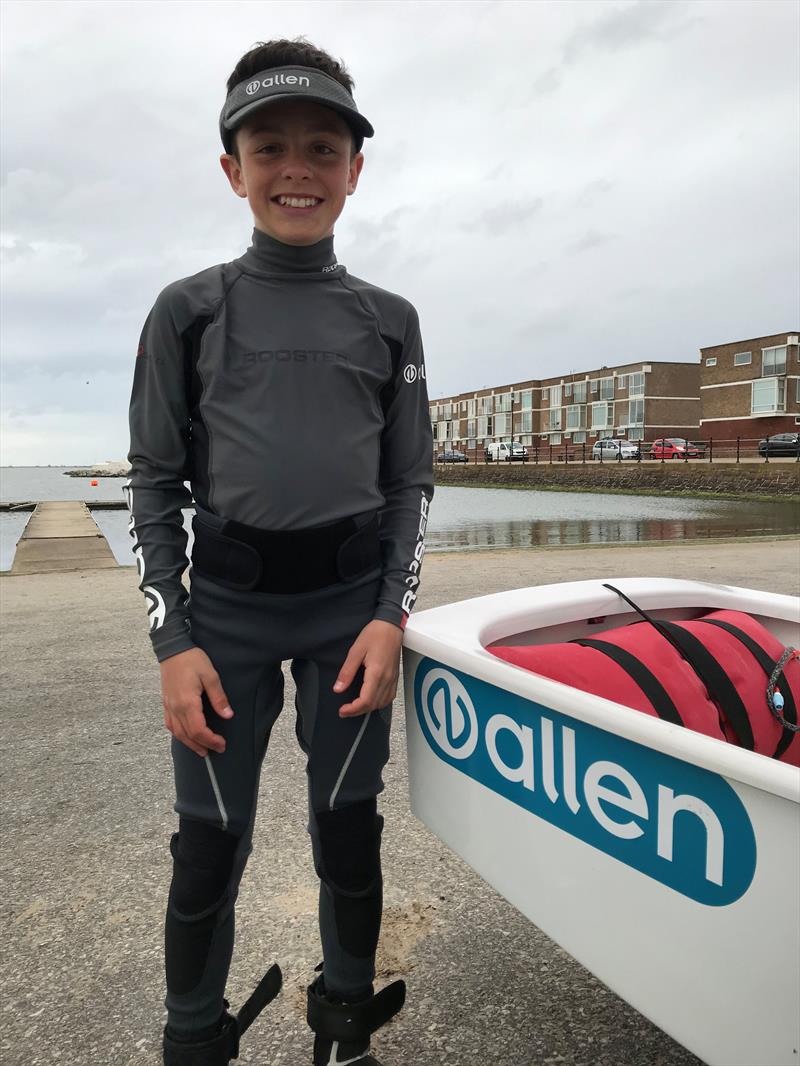 Patrick Bromilow beside the Allen Academy Optimist photo copyright Allen Brothers taken at  and featuring the  class