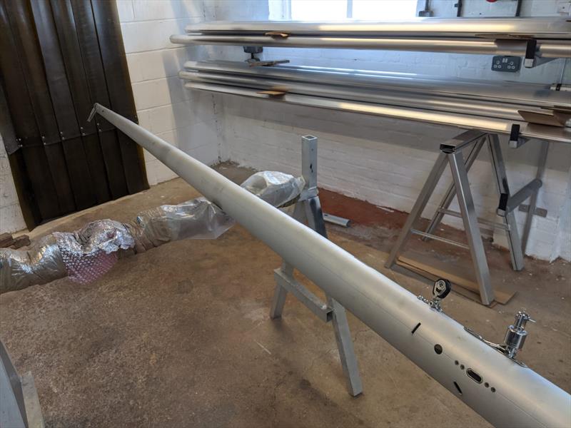 Finished Tapered Mast Section - photo © Allen